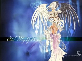 Woman large white bird wings - dark fantasy art free wallpaper