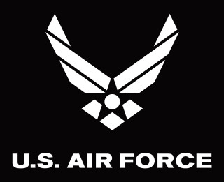 Us air force logo black - a white eagle free wallpaper