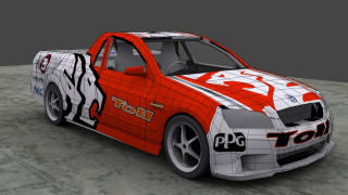 Paper car red white paint - paper free wallpaper