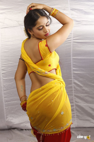 Woman yellow sari posing picture - still free wallpaper