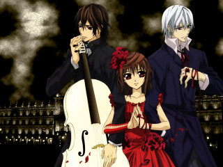 Gothic anime violin flowers formal - a violin free wallpaper