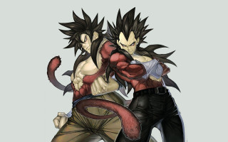 Cartoon characters fighting stance action - two cartoon character free wallpaper