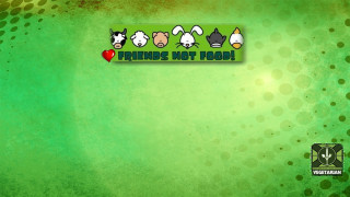 Green background dogs red heart - green free wallpaper for desktop