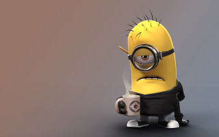 Cartoon character cigarette coffee mug - morning free wallpaper