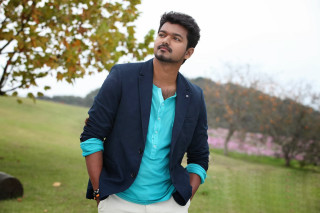 Man blue shirt jacket field - movie still frame free wallpaper