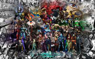 Anime characters black white background - benjamin marra free wallpaper