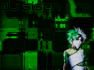 Woman green hair white bodysuit - plasticien free wallpaper