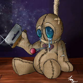 Teddy bear knife mouth hammer - a teddy bear free wallpaper