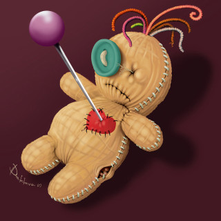 Teddy bear balloon purple background - free happy birthday wallpaper