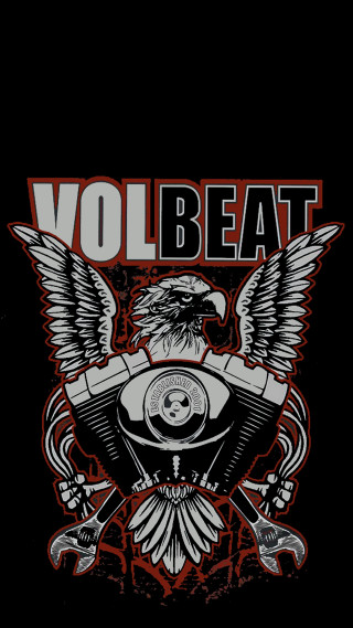 Black shirt eagle volbeat red - adolf born free wallpaper