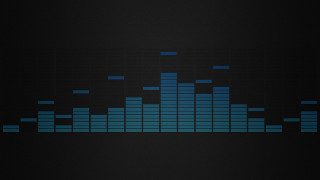 Dark background blue equalizer side - dark background free wallpaper