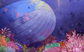 Boat ocean coral marine fish - coral free wallpaper