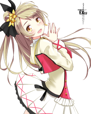 Girl longhair white shirt black - her pocket free wallpaper