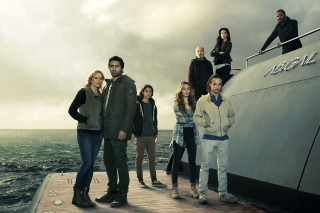 People boat ocean cloudy sky - eden box free wallpaper