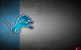 Detroit lions logo black blue 2 - 4 k wallpaper free wallpaper