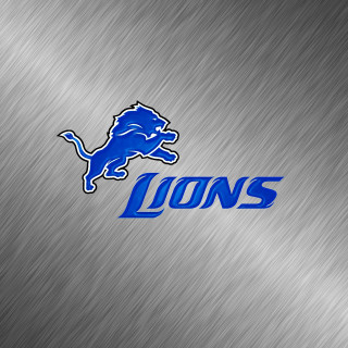 Detroit lions metal blue logo - symbolism free wallpaper