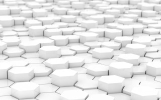 Large group white cubes white - buckminster fuller free wallpaper
