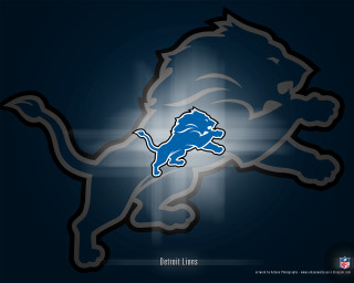 Detroit lions logo dark background - gritty free wallpaper