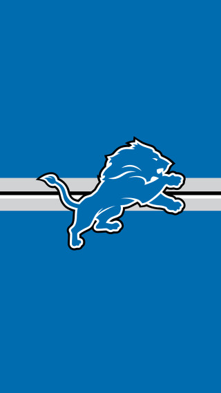 Detroit lions logo blue background 3 - dennis flanders free wallpaper