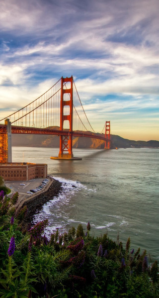 Golden gate bridge bay area - a matte painting free wallpaper