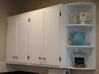 Kitchen white cabinets blue vase - a blue vase free wallpaper