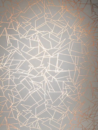 White gold pattern vase fence - kinetic art free wallpaper
