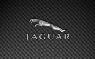 Jaguar logo black background silver - excessivism free wallpaper