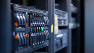 Server room colored lights black - colored free wallpaper