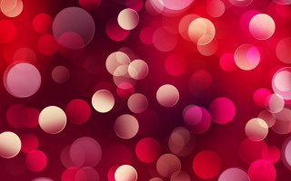 Blurry red pink background circles - white circle free wallpaper