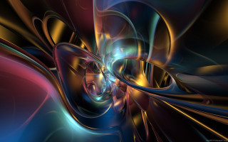 Colorful computer generated image artwork 6 - elizabeth murray free wallpaper