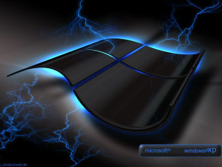 Computer screen lightning blue light - side window free wallpaper