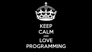 Keep calm love programming crown - a crown free wallpaper