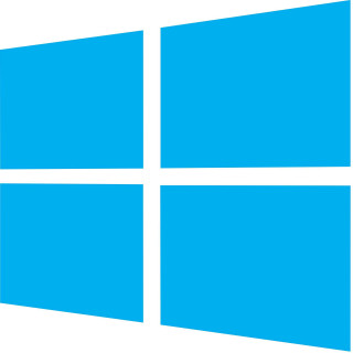 Blue white logo windows phone - a blue background free wallpaper