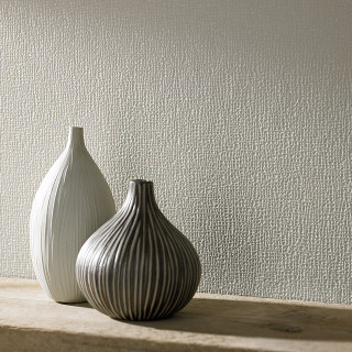 Two white vases on ledge - a ledge in front free wallpaper