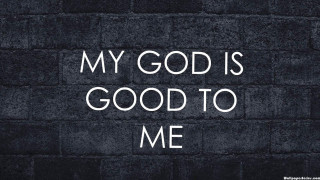Brick wall message written on - good free wallpaper