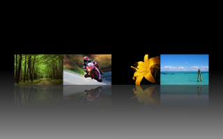 Motorcycle flower person background series - widescreen free wallpaper
