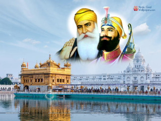 Divine architecture cityscape golden skyline - a white beard free wallpaper