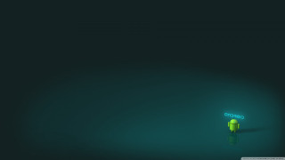 Green man dark neon sign - volumetric free wallpaper