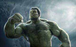 Muscular man posing dark background - massive free wallpaper