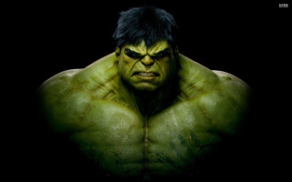 Man green face black hair 3 - a green face free wallpaper
