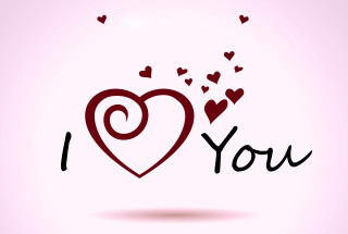 Heart swirl love you hearts - heart free wallpaper
