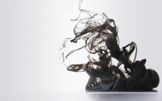 Black abstract kinetic airbrush octane - octane renderer free wallpaper