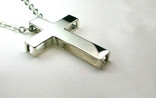 Cross necklace white surface chain - a white surface free wallpaper