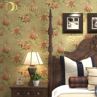 Bedroom with bed interior design 26 - a flemish baroque free wallpaper