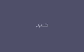 White line wave dark blue - free minimalism wallpaper