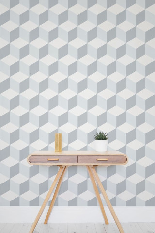 Table plant wall geometric pattern - a geometric pattern free wallpaper