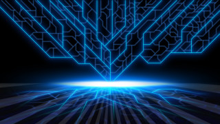 Blue abstract background lines shapes 2 - line free wallpaper
