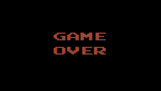 Game over red text black - game art free wallpaper