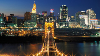 City skyline bridge river night 32 - the river free wallpaper