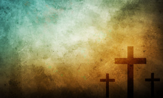 Cross grungy background sky cloud - a cross free wallpaper
